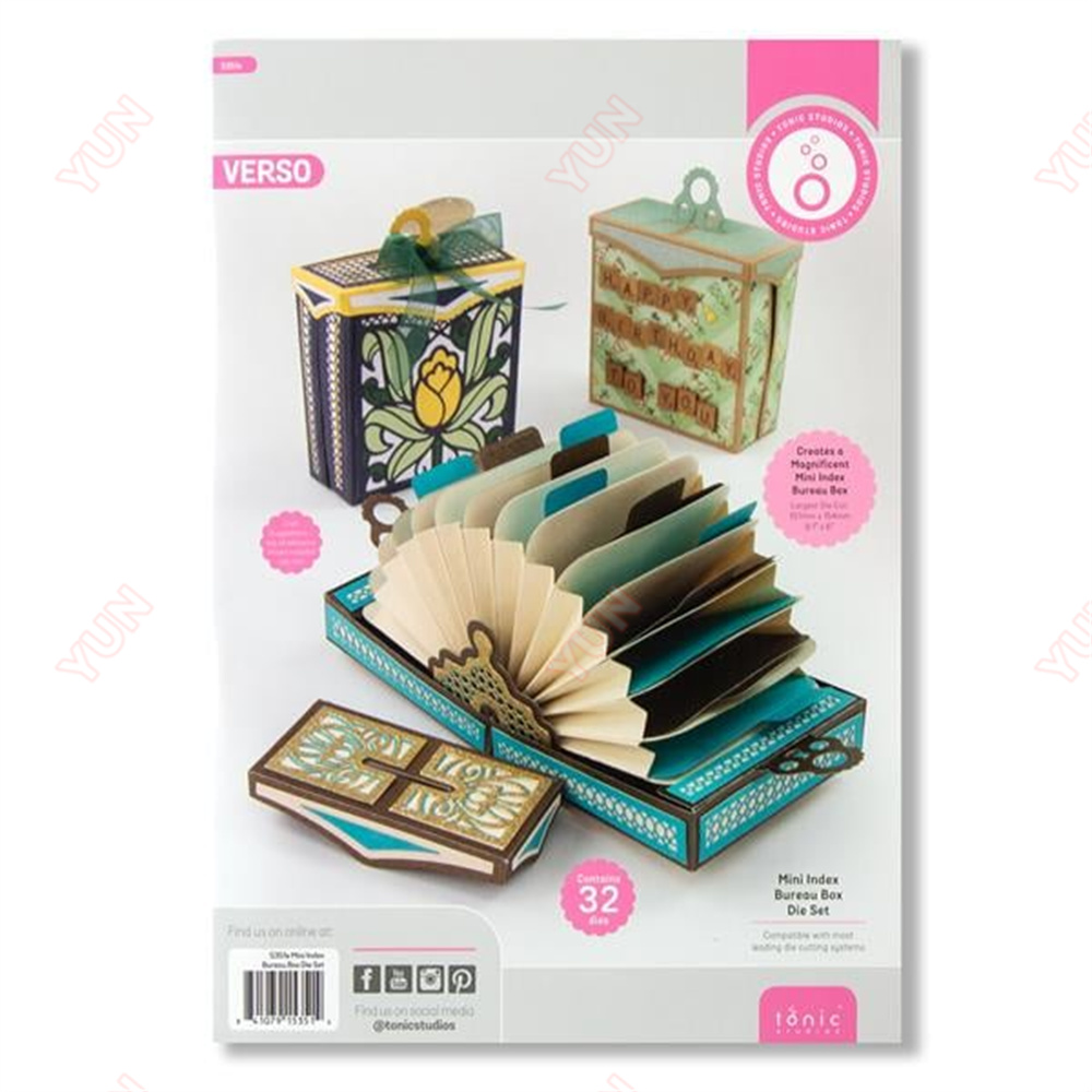 Mini Index Bureau Box Die Set  - Photography Umbrella reseña y precio