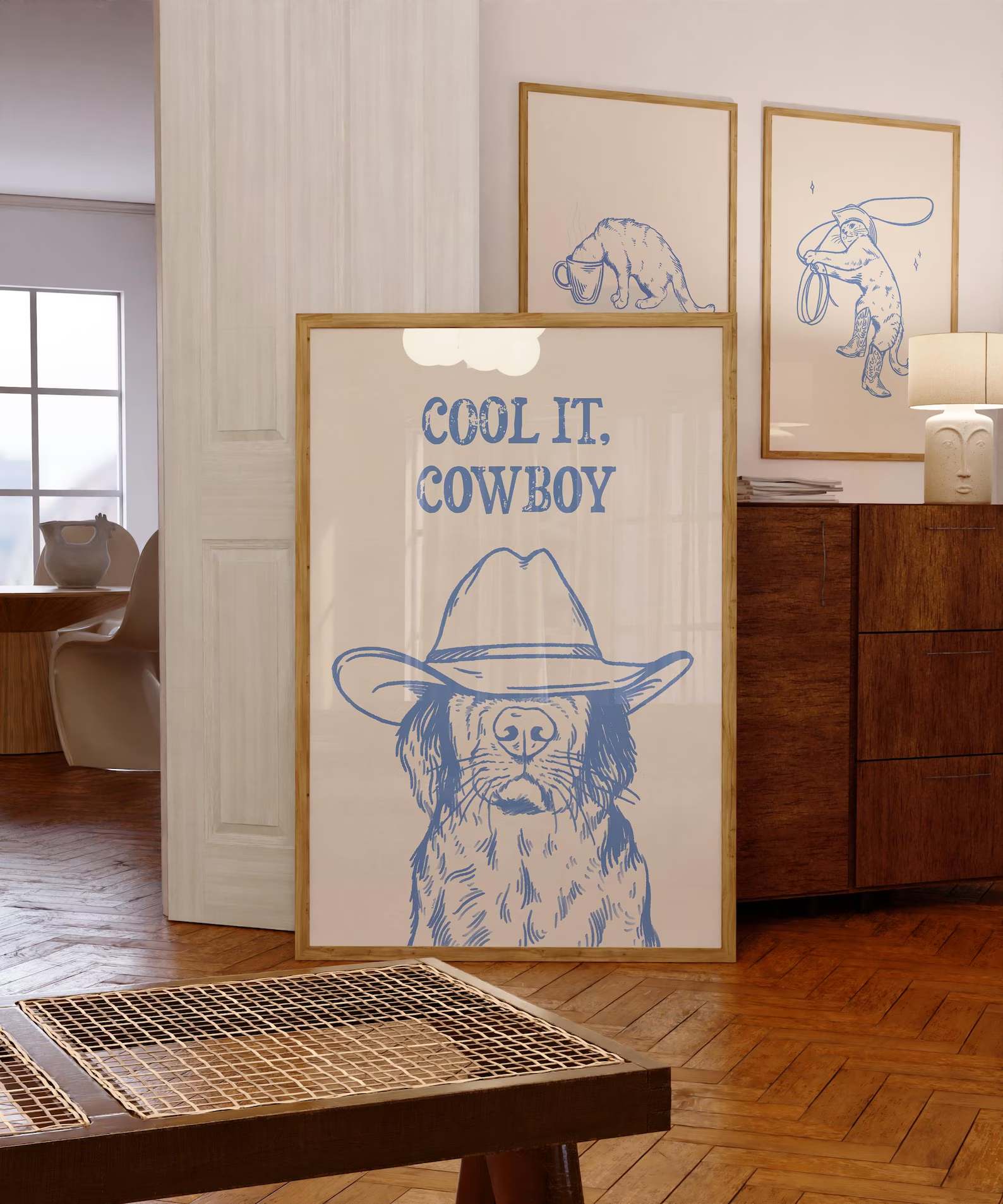 cool it cowboy art print retro - Photography Nature reseña y precio