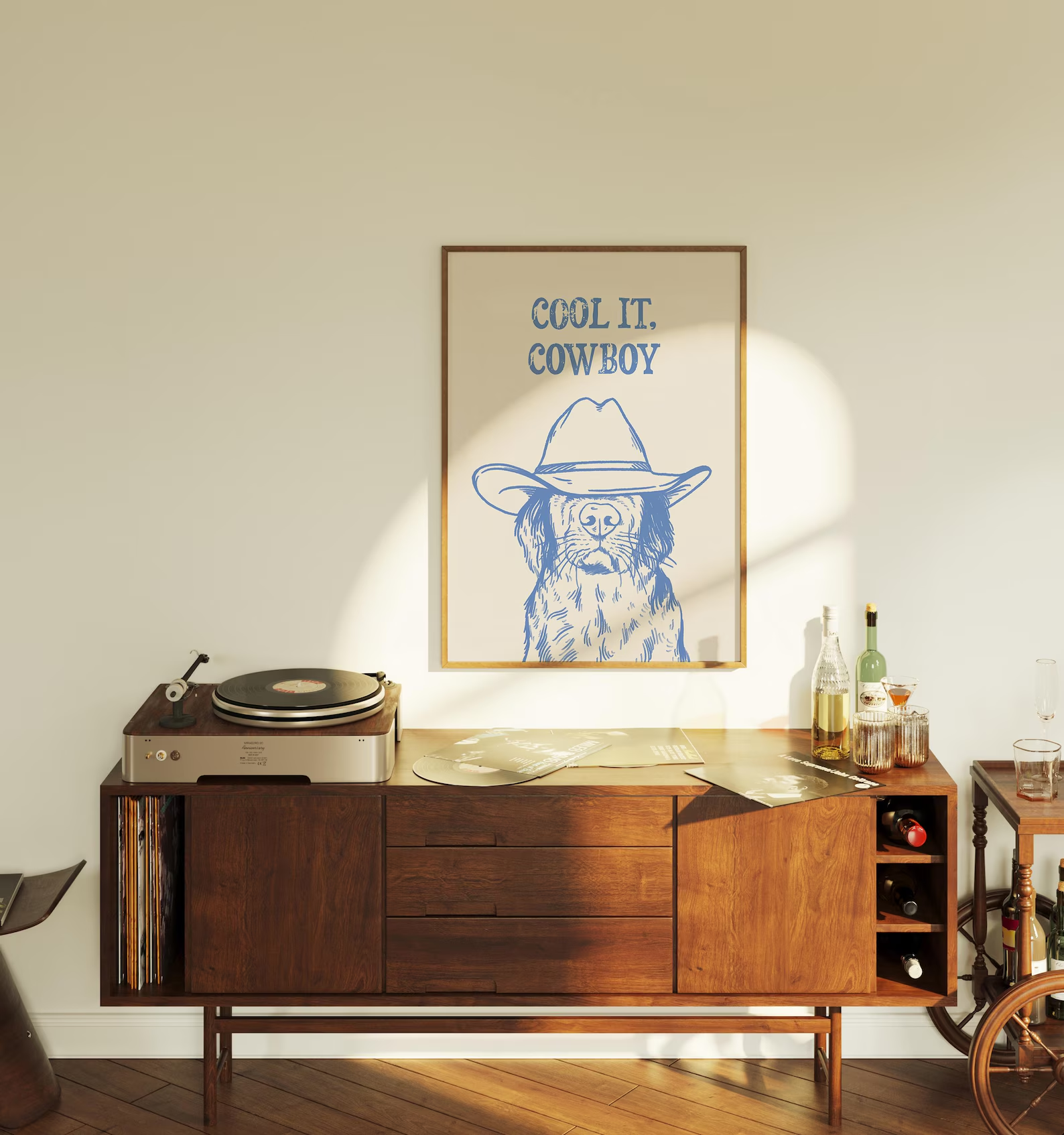 cool it cowboy art print retro - Photography Nature reseña y precio