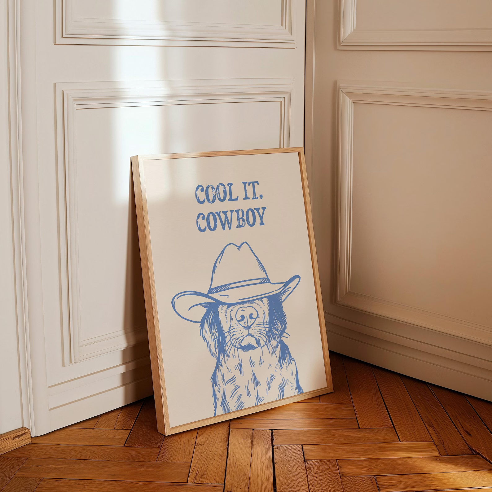 cool it cowboy art print retro - Photography Nature reseña y precio