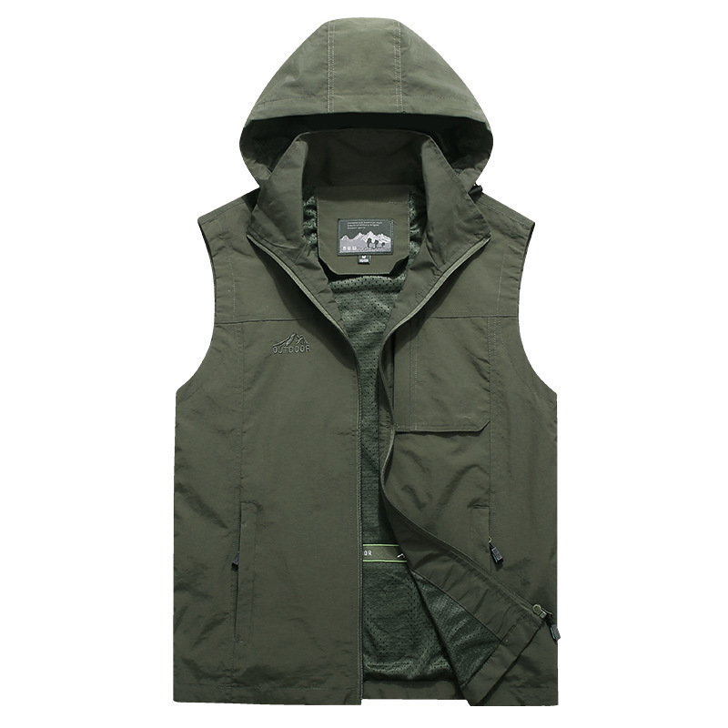 Men Outdoor Hooded Detachable  - Photography Jacket reseña y precio