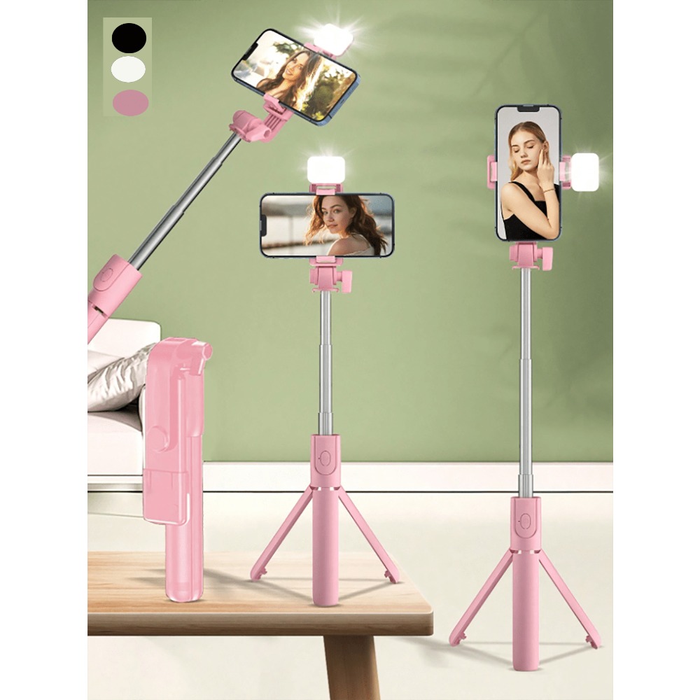 1pc Portable Selfie Stick With - Photography Videos Free reseña y precio