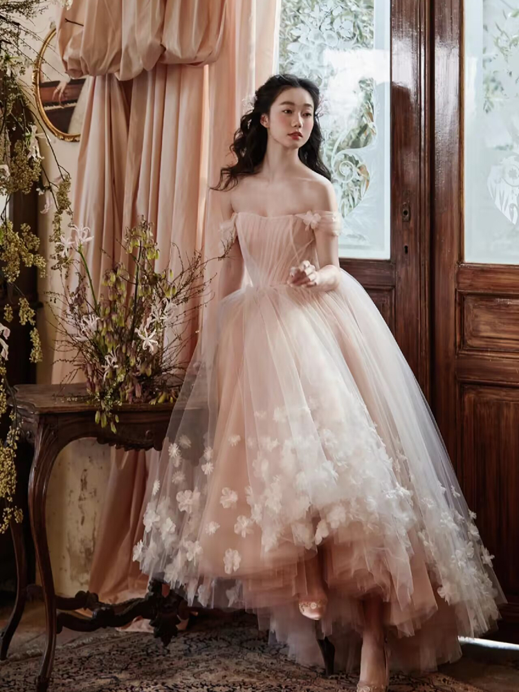 Light Wedding Dress Pink One-S - Photography Wedding reseña y precio