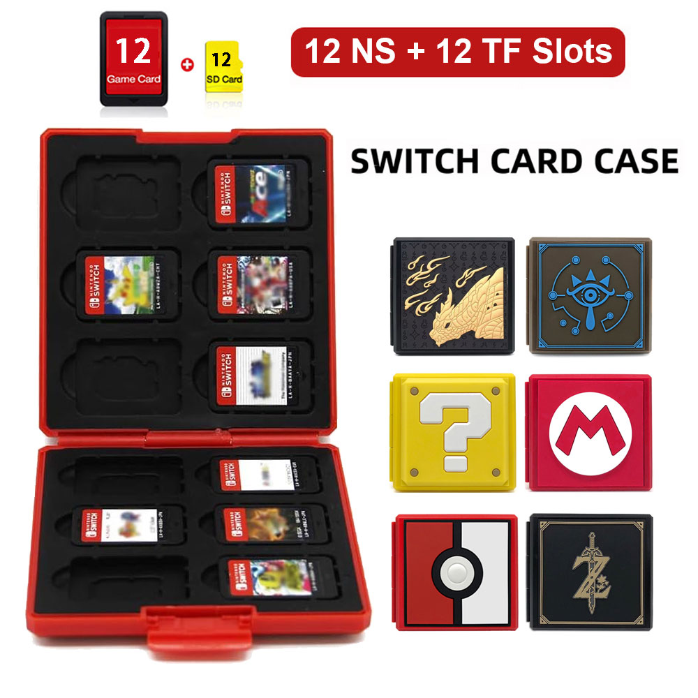 12 in 1 for Switch OLED Hard G - Memory Card Case reseña y precio
