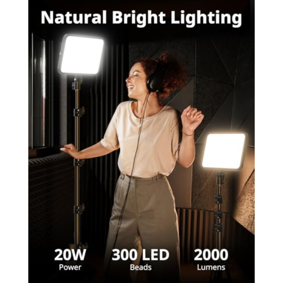 2 Pack LED Video Light Kit, Ph - Photography Videos Free reseña y precio