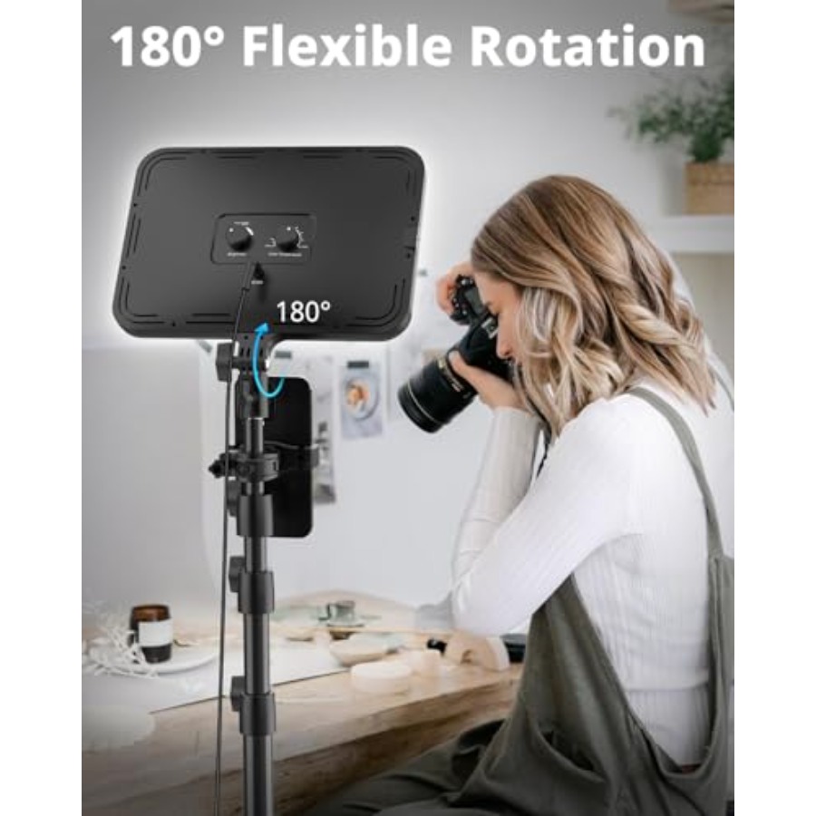 2 Pack LED Video Light Kit, Ph - Photography Videos Free reseña y precio