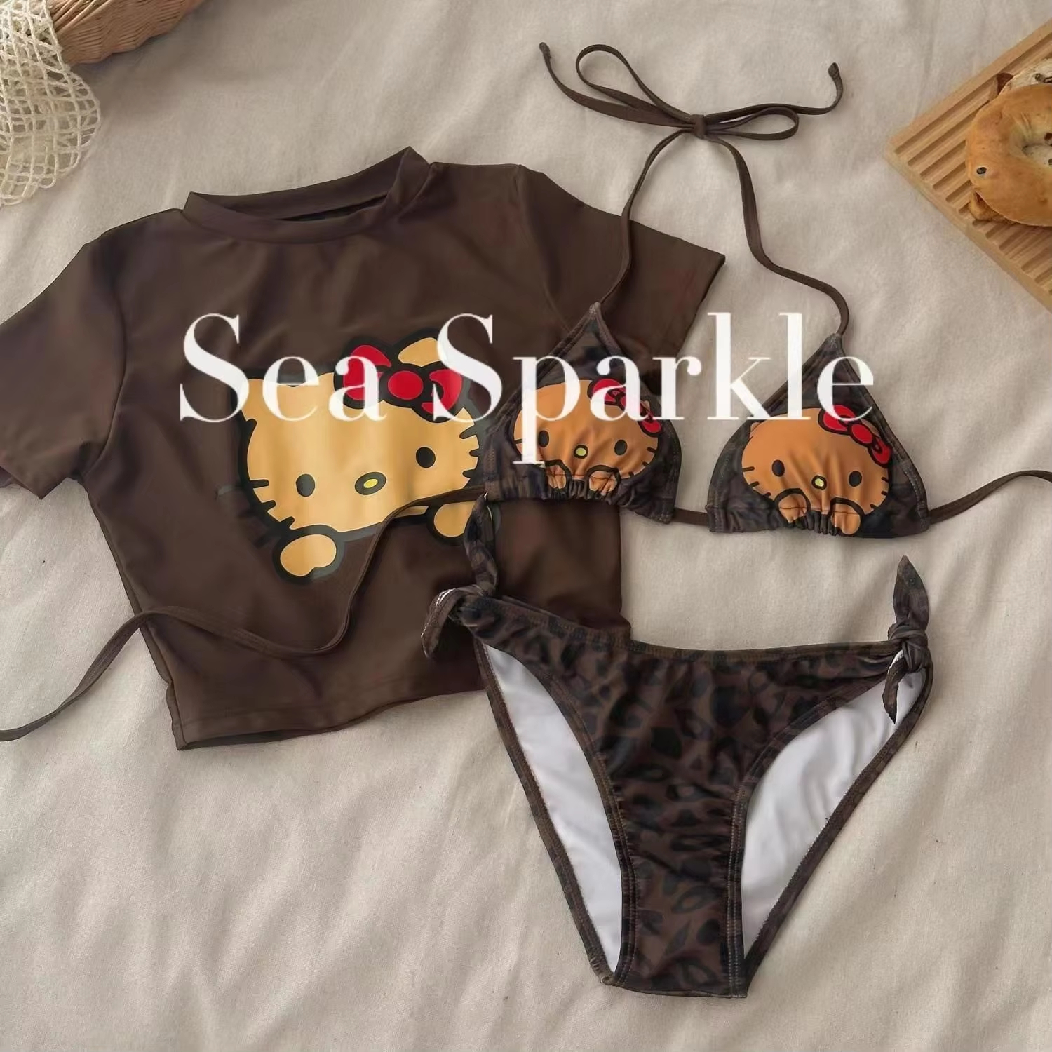 3Pcs Hello Kittys Bikini Set C - Photography News reseña y precio
