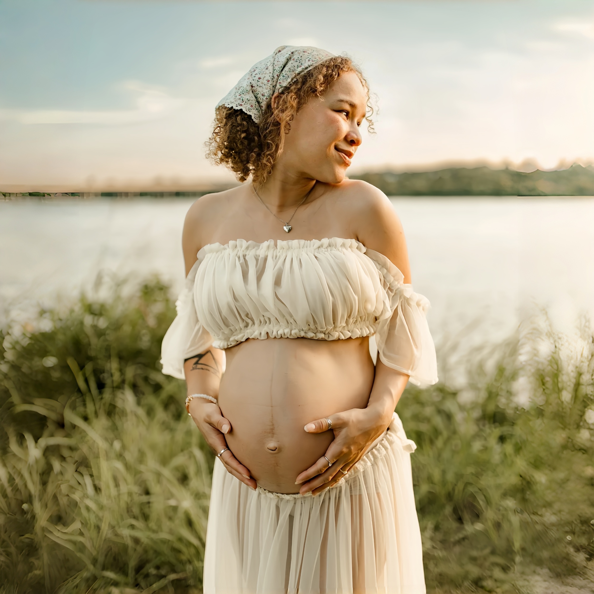 2 in 1 Chiffon Matenity Photo  - Photography Outfits reseña y precio