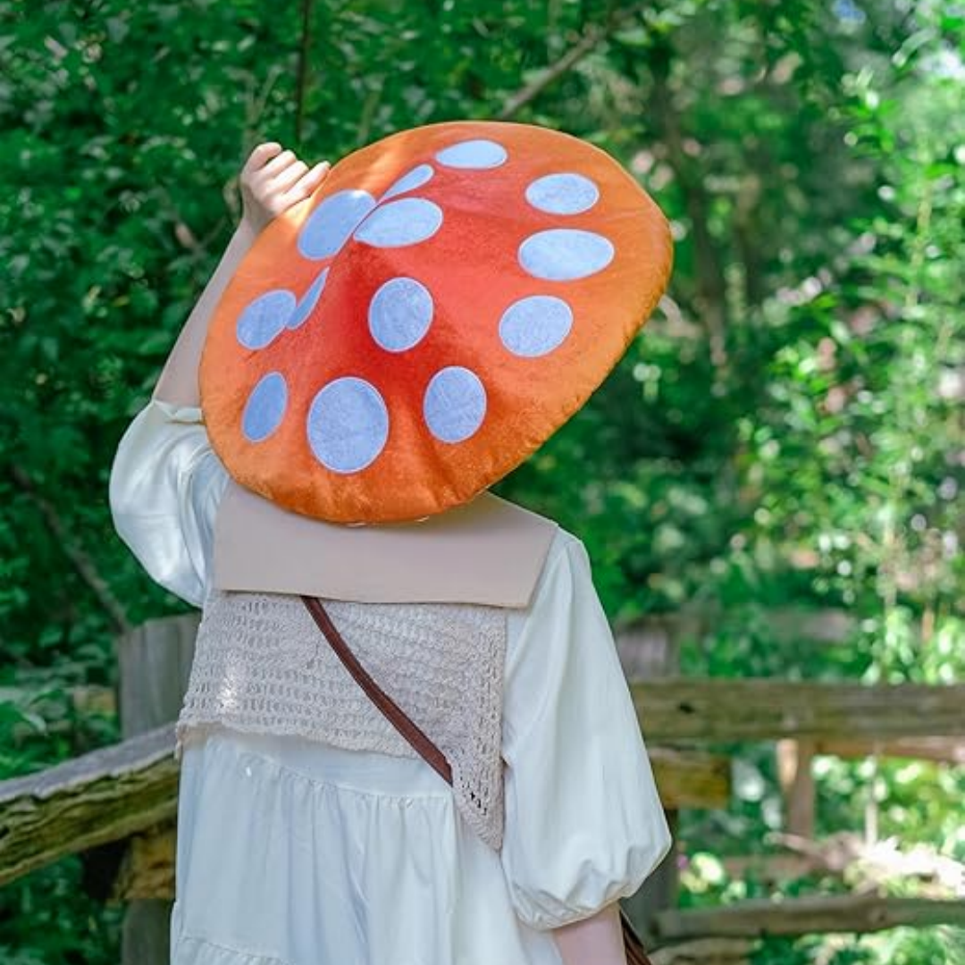 Creative mushroom hat with red - Photography Umbrella reseña y precio