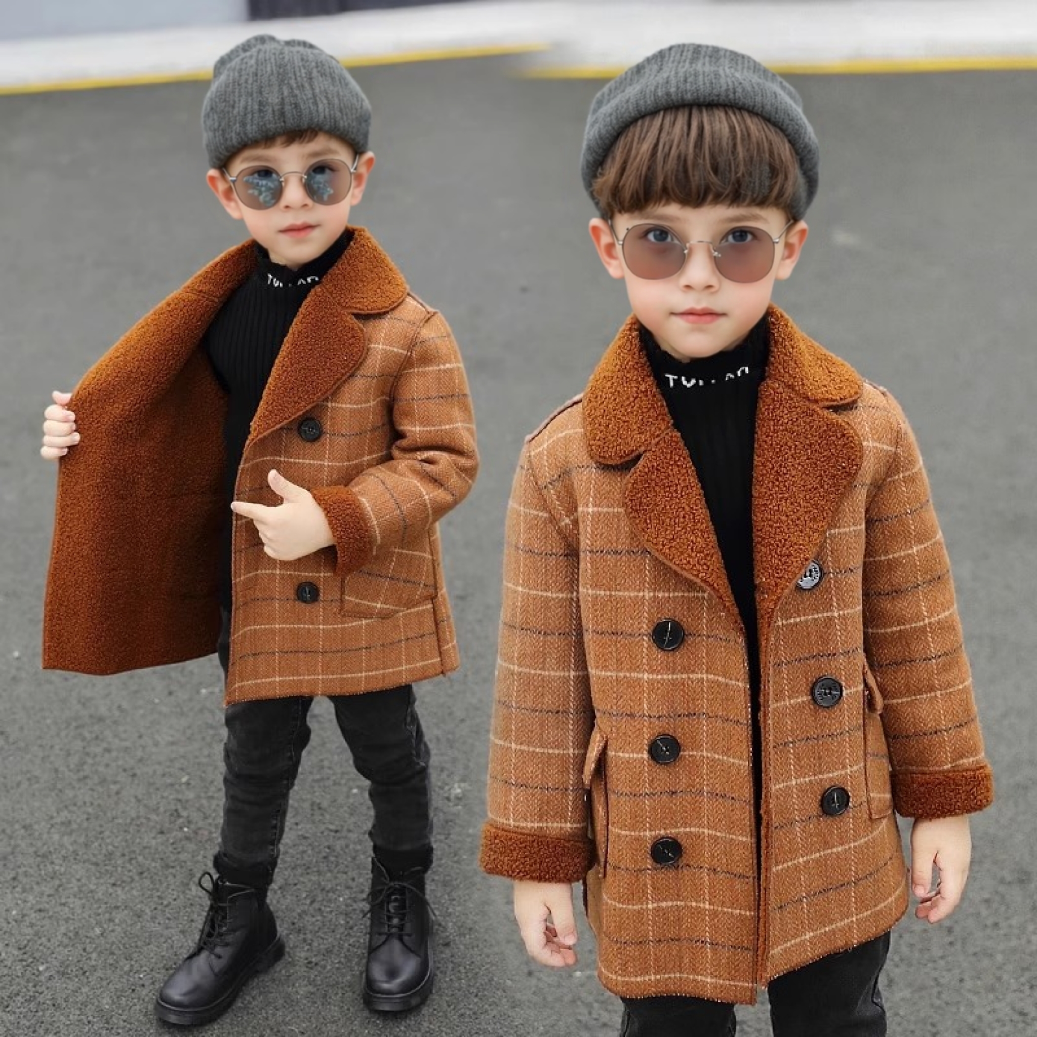 Little Boys Winter Thick Warm  - Photography Jacket reseña y precio