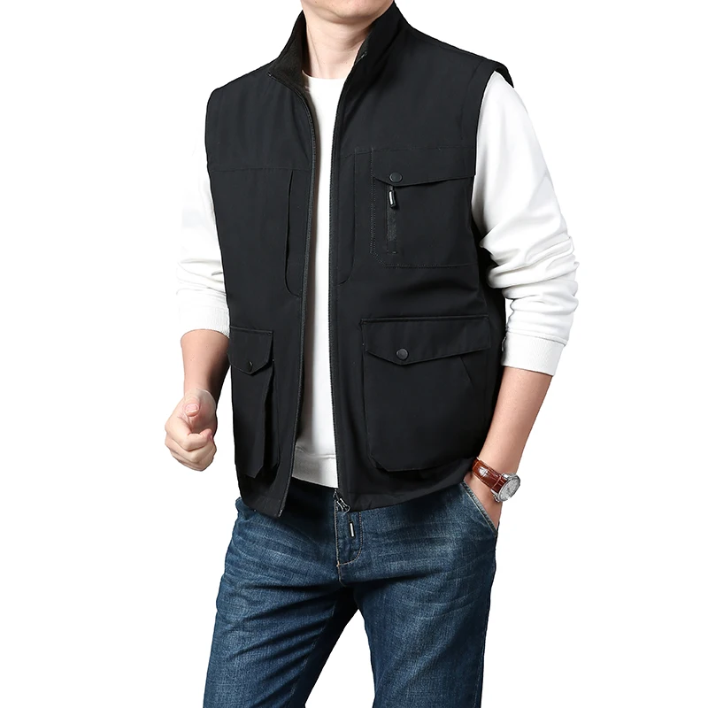 double side wear Men's vest fl - Photography Jacket reseña y precio