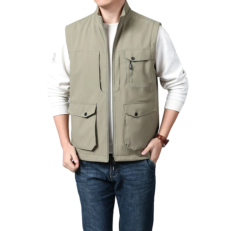 double side wear Men's vest fl - Photography Jacket reseña y precio