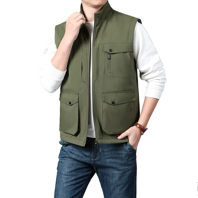 double side wear Men's vest fl - Photography Jacket reseña y precio