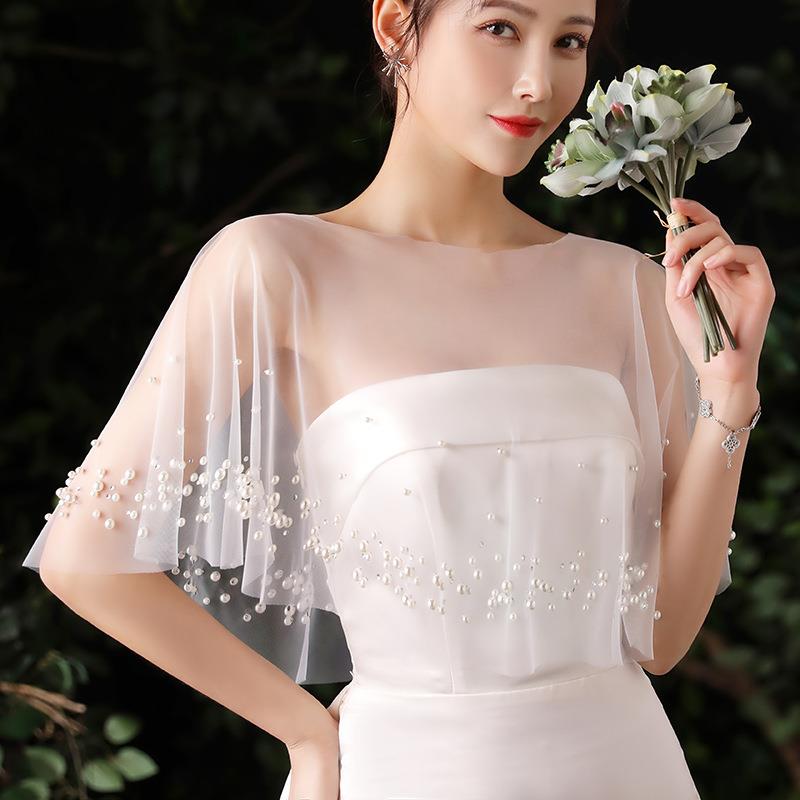 Handmade Pearl Bridal Shawl We - Photography Wedding reseña y precio