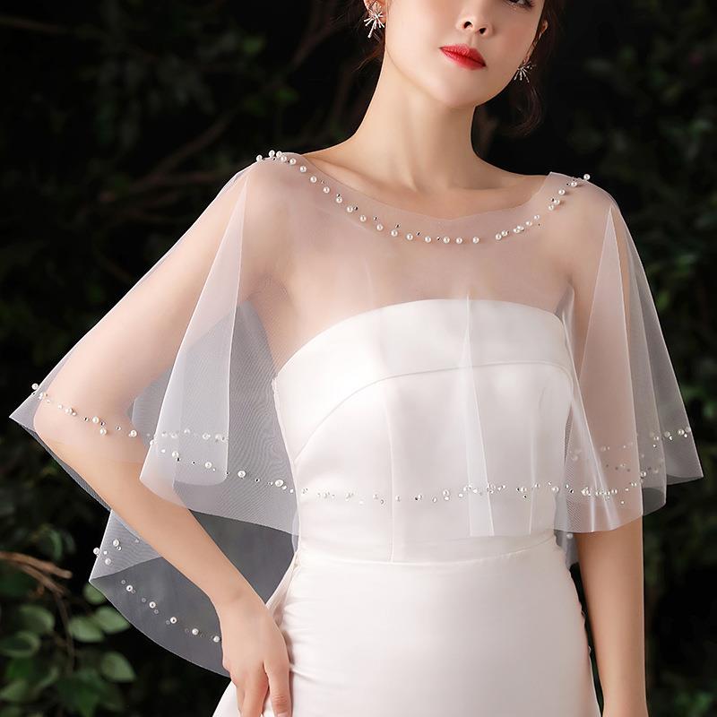 Handmade Pearl Bridal Shawl We - Photography Wedding reseña y precio