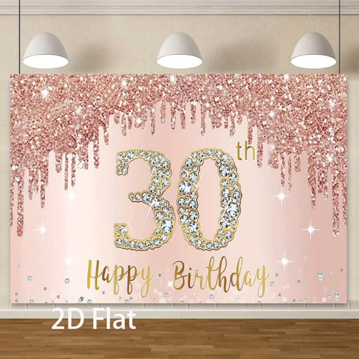 A 30th birthday background ban - Photography Logo reseña y precio